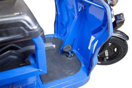 Трицикл электрический Rutrike D5 1700 60V/1200W (темно-синий)