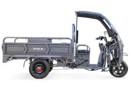 Трицикл электрический Rutrike D4 КАБИНА 1800 (60V, 1200W, т-серый)