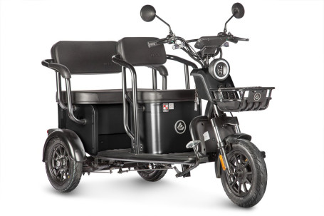 Трицикл электрический Wanshida UM+ (60V, 1000W, черный) (0000314-3098)