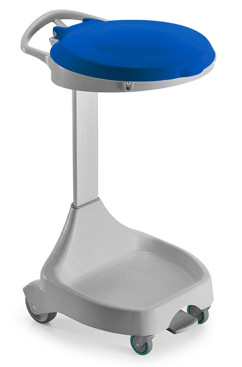 Держатель мешка TTS Smile E-20 (педаль, колеса, синяя крышка)