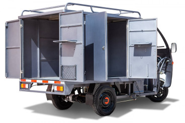 Трицикл электрический Rutrike КАРГО 1800 60V1000W (темно-синий)