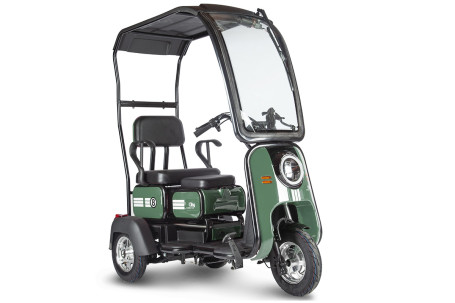 Трицикл электрический Rutrike Куб (зеленый)