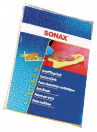 Замша искусственная SONAX (44х54см, желтая, инд. упак.)
