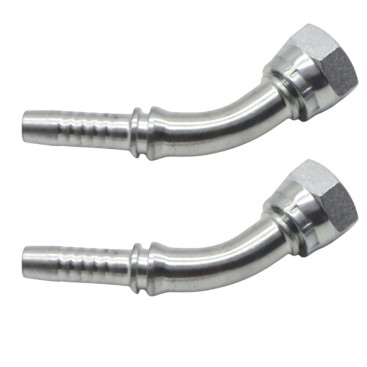 Фитинг высокого давления BSP (DN20, 3/4г, 45гр, оцинк) Robin