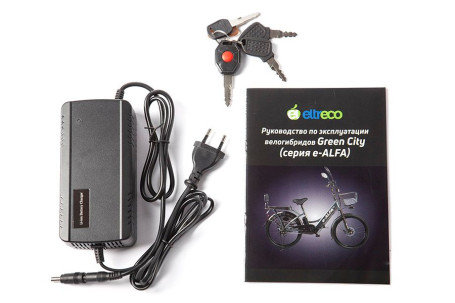 Электровелосипед GREEN CITY e-ALFA new (черный)