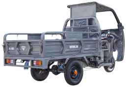 Трицикл электрический Rutrike D4 КАБИНА 1800 (60V, 1200W, черный)