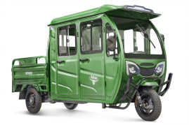 Трицикл электрический Rutrike Рейс 1300 60V1200W (зеленый)