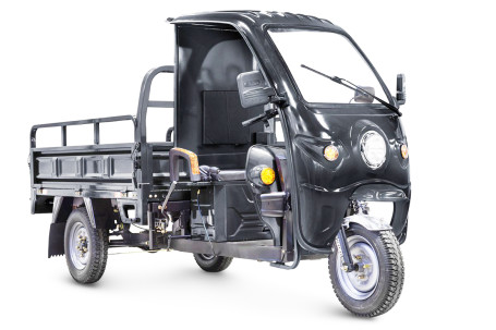 Трицикл электрический Rutrike D4 КАБИНА 1800 (серый) (025111-3135)