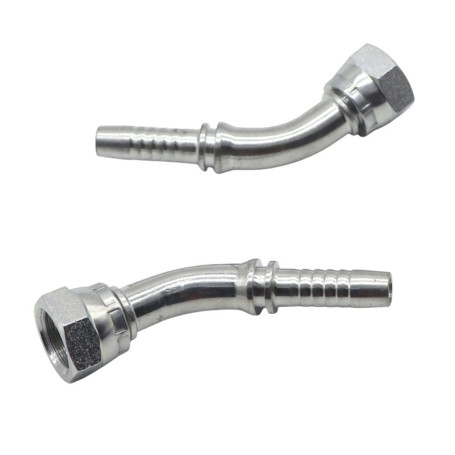 Фитинг высокого давления BSP (DN25, 1"г, 45гр, оцинк) Robin