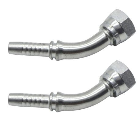 Фитинг высокого давления BSP (DN25, 1"г, 45гр, оцинк) Robin