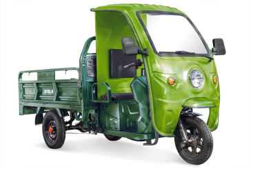 Трицикл электрический Rutrike D4 КАБИНА 1800 60V1500W (зеленый)
