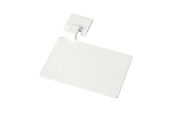 Значок маркировочный для алюминиевого рельса FBK (110х75 мм, белый)