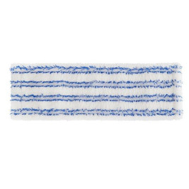Моп TTS Wet Disinfection soft band (40см, белый с синими полосками)