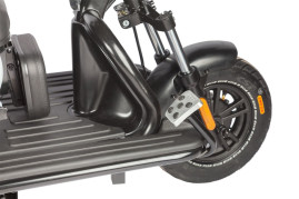 Трицикл электрический Wanshida UN MOTO (60V, 650W, черно-синий)