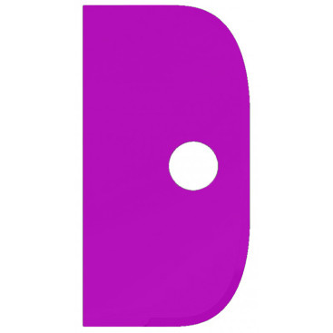 Скребок ручной Haug Bursten (230мм, без ручки, фиолетовый)