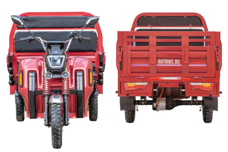 Трицикл электрический Rutrike Антей Pro 1500 60V1200W (темно-синий матовый)