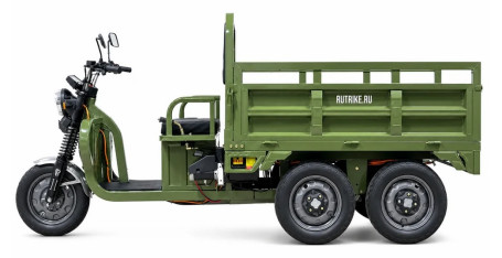 Трицикл электрический Rutrike Каскад 1600 60V 1500х2W (серый) (026655-3296)