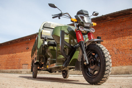 Трицикл электрический Rutrike Антей-У 1500 60V1000W (темно-синий матовый)
