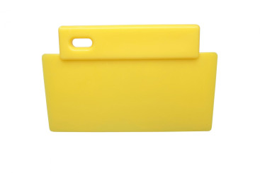 Скребок FBK (эргономичный, 200 х 125 мм, желтый)