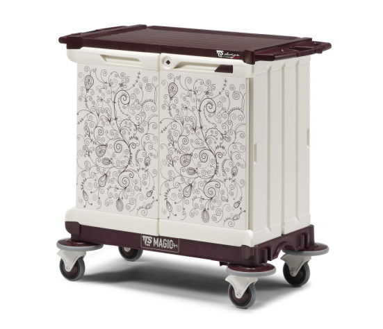 Тележка TTS MagicArt 20 Safety (2 двери, рисунок KAPOK, база антрацит)