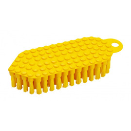 Щетка гибкая Haug Bursten (190х70х40мм, средняя  жесткость, желтый)