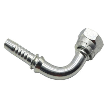 Фитинг высокого давления BSP (DN10, 1/4г, 90гр, оцинк) Robin