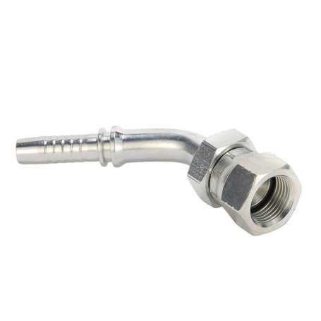 Фитинг высокого давления JIC (DN20, 1 3/16г, 45гр, оцинк) Robin