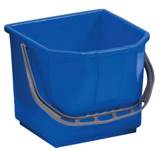 Ведро TTS (16л, пластик, ручка, синий) (000B3501)