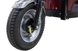 Трицикл электрический Rutrike D4 КАБИНА 1800 (черный)