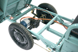 Трицикл электрический Rutrike Амулет 1100 (72V, 1000W, темно-синий)