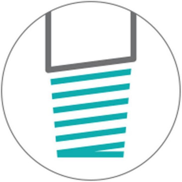 Щетка TTS ручная (23см, пластик, синий ворс)