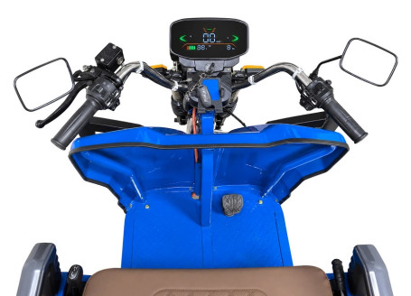 Трицикл электрический Rutrike Дукат NEXT 1500 (72V, 1500W, зеленый) (027508-3363)