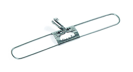 Держатель мопов металлический складной TTS (80х9см, хромированый)