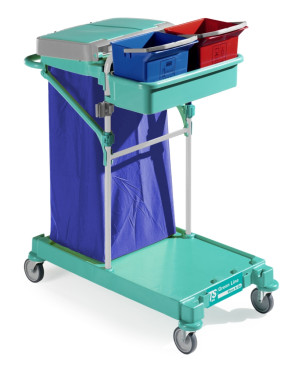 Тележка TTS Green Line 5 (2х6л, держ. мешка 120л)