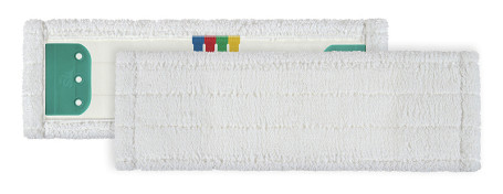 Моп с карманами TTS (40х11см, микрофибра, плоский, белый)