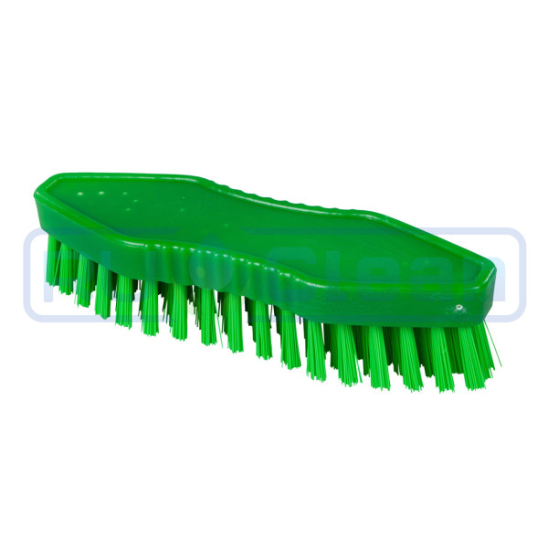 Щётка-скраб ручная FBK (180х60мм, жесткая, 30мм ворс, зеленый)