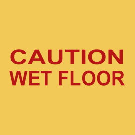 Указатель TTS "Осторожно мокрый пол" (полипроп, 2хсторонний, венгерск)