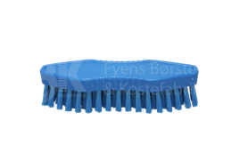 Щётка-скраб ручная FBK (180х60мм, жесткая, 30мм ворс, синий)