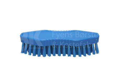 Щётка-скраб ручная FBK (180х60мм, жесткая, 30мм ворс, синий)