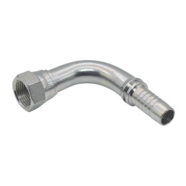 Фитинг высокого давления JIC (DN06, 9/16г, 90гр, оцинк) Robin