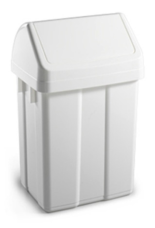 Ведро TTS MAX (12л, крышка маятниковая, белый) (00005220)