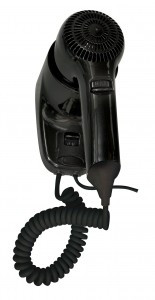 Фен настенный Nofer 02055.N (1200Вт, черный)