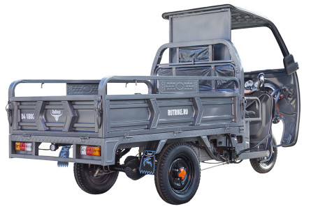 Трицикл электрический Rutrike D4 NEXT КАБИНА 1800 (черный)