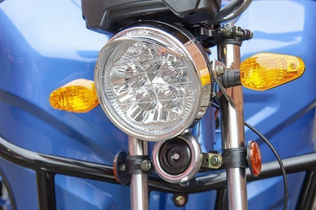 Трицикл электрический Rutrike Вояж К22 1200 60V/800W (синий)