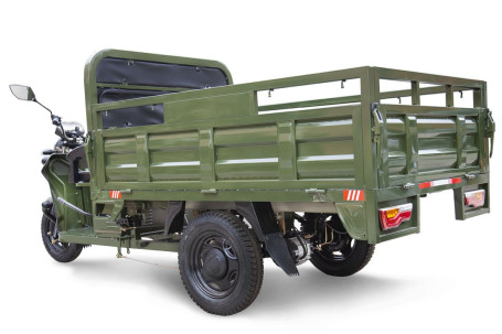 Трицикл электрический Rutrike D4 NEXT 1800 (зеленый)