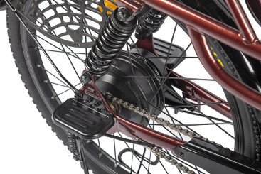 Электровелосипед GREEN CITY e-ALFA GL (коричневый)