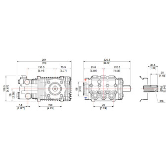 Насос высокого давления Comet FW2 4030S (1450 об/мин)