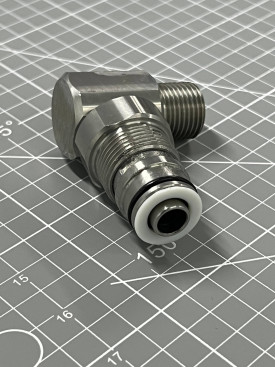 Переходник угловой 1/2ш-ш (нерж, вращ) RAMEX