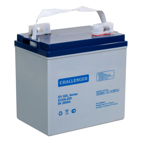Тяговый аккумулятор Challenger EVG6-205 (6В, 175Ач/С5, Gel)