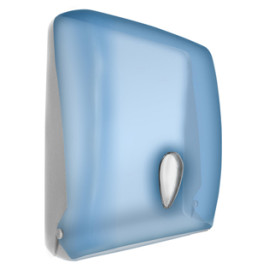 Диспенсер для бумажных полотенец Nofer 04020.T (синий)